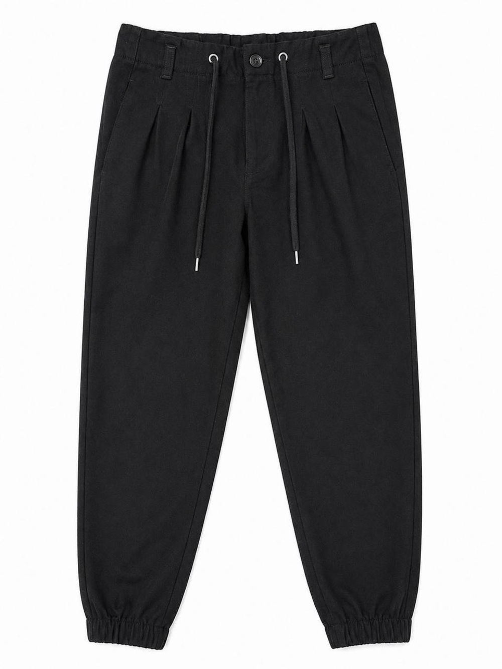 American Eagle Outfitters Black Drawstring Joggers - Picture 2 of 4
